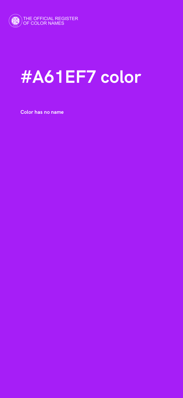 #A61EF7 color image