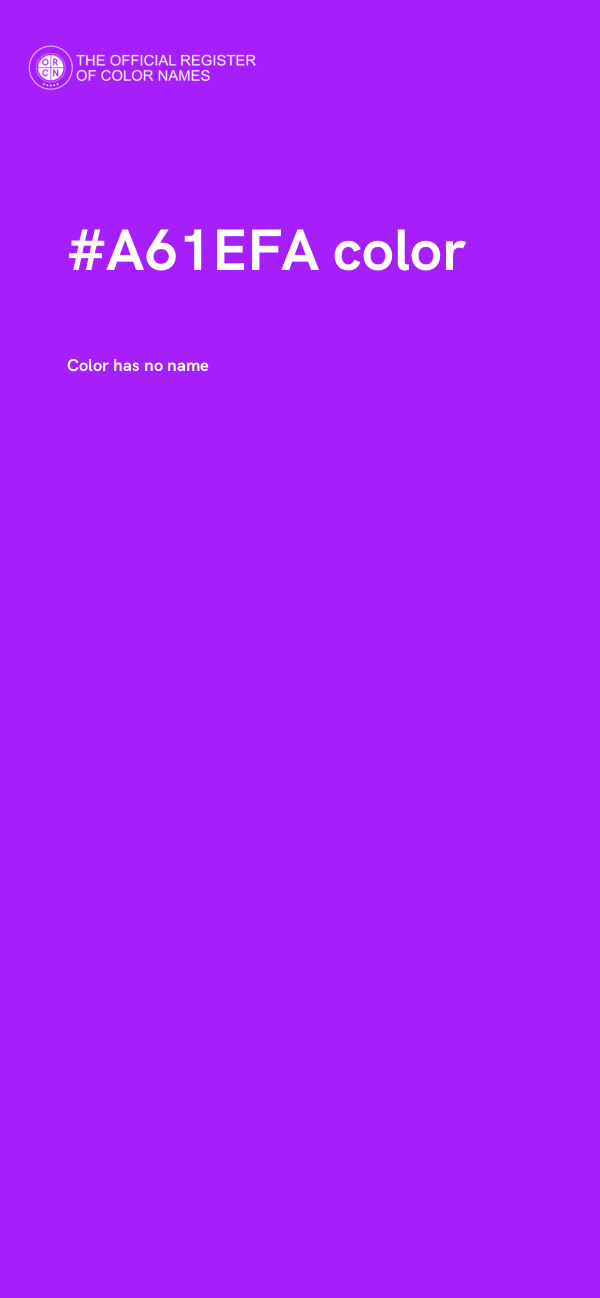 #A61EFA color image