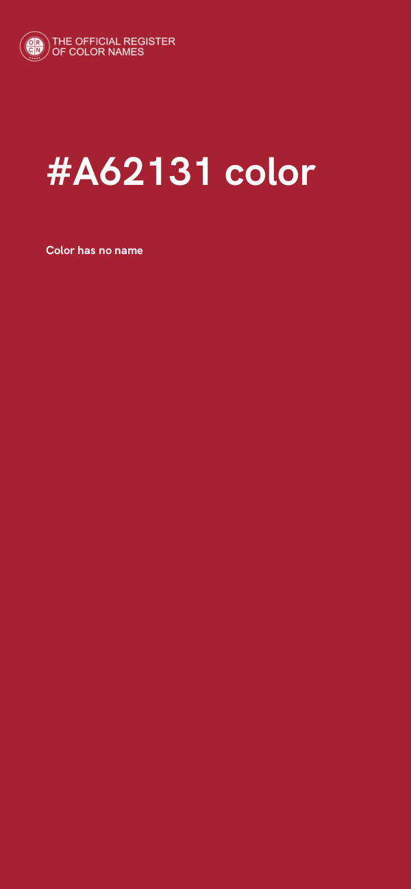 #A62131 color image