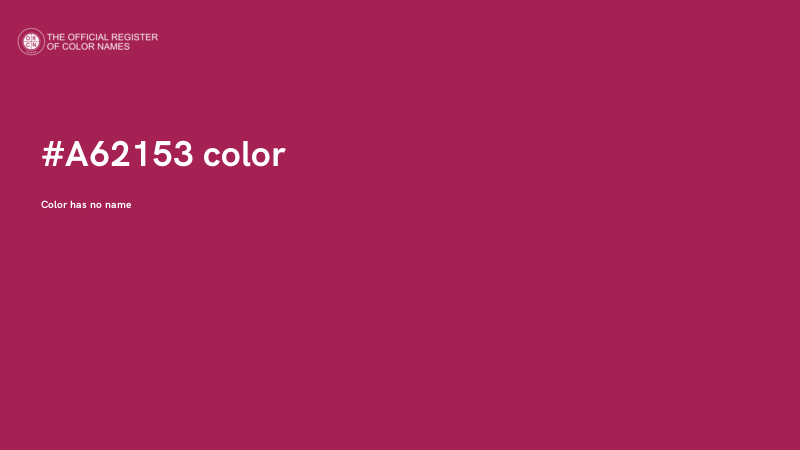 #A62153 color image