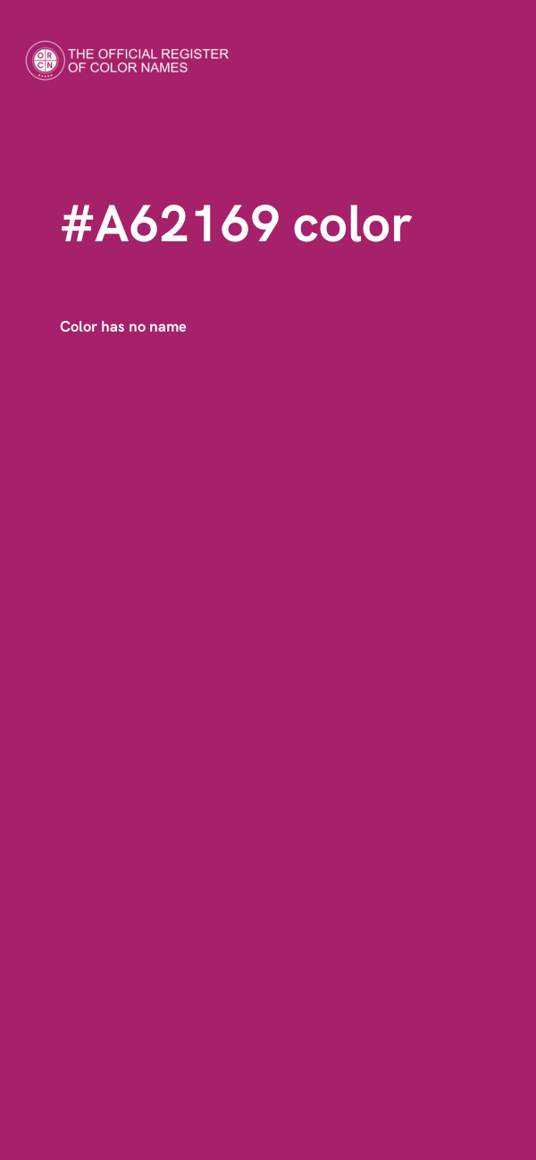 #A62169 color image