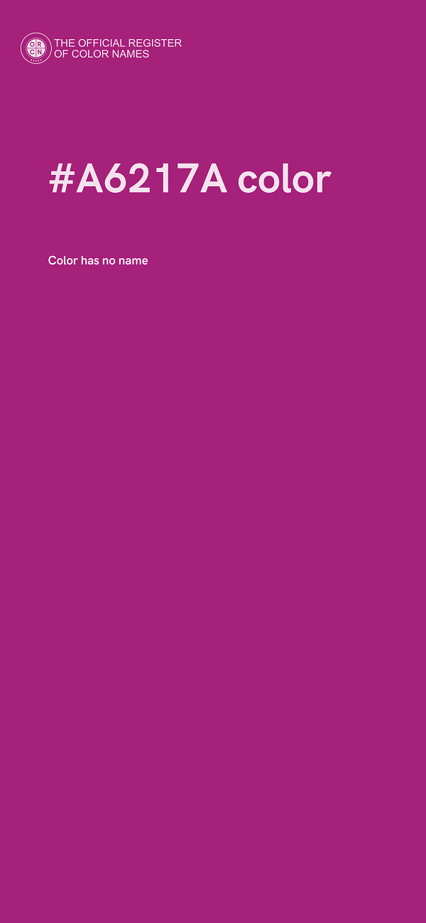 #A6217A color image