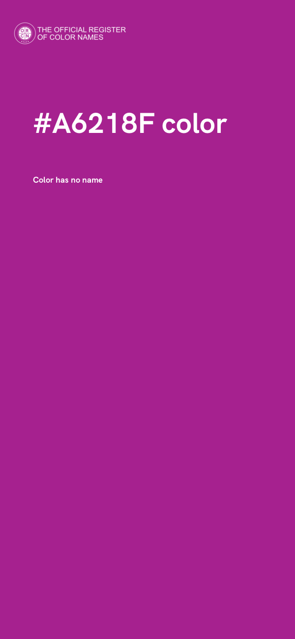 #A6218F color image