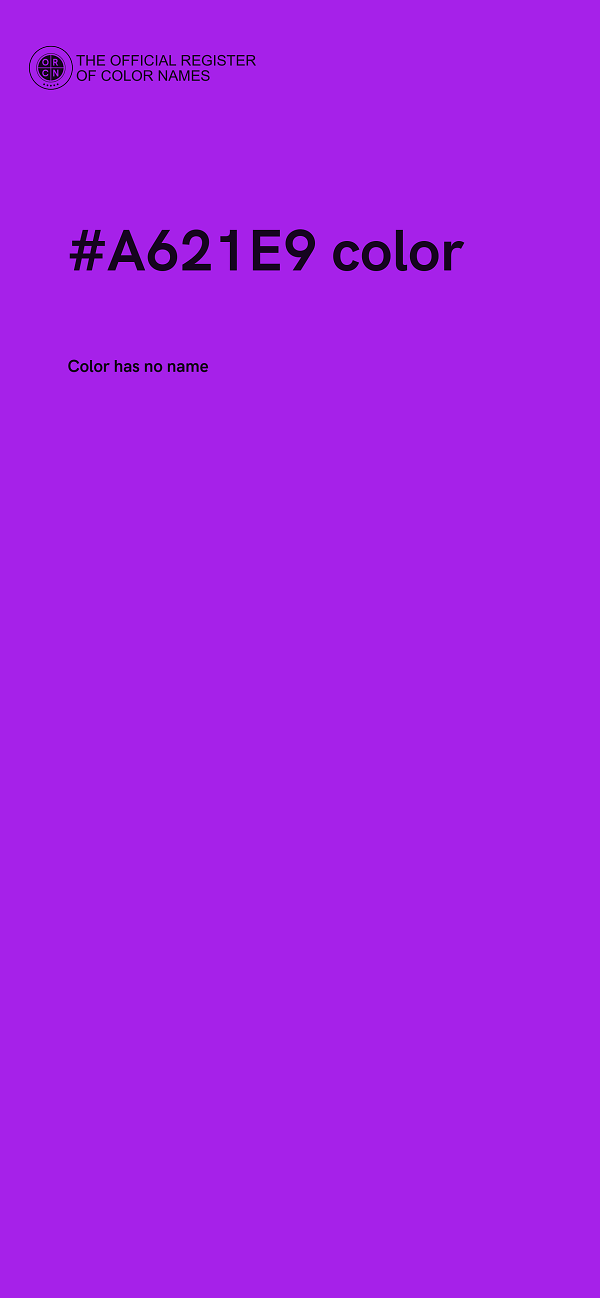 #A621E9 color image