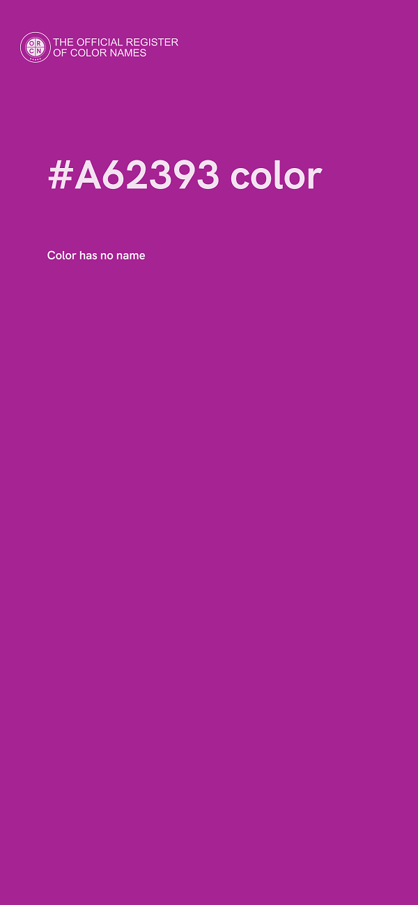 #A62393 color image