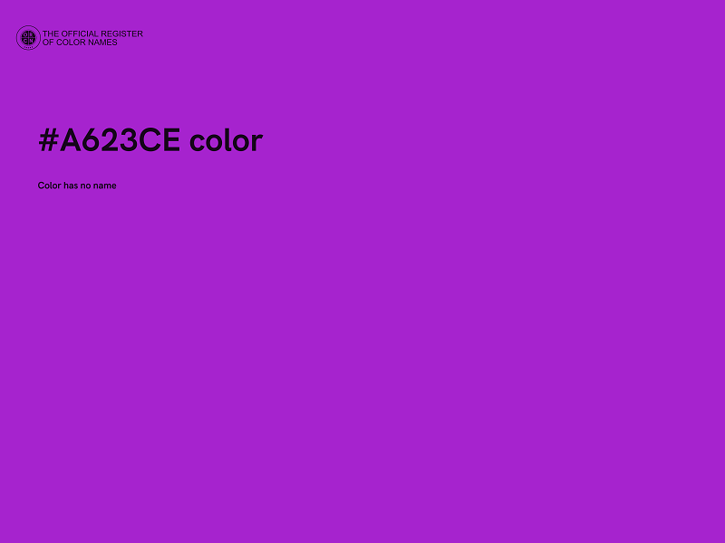 #A623CE color image
