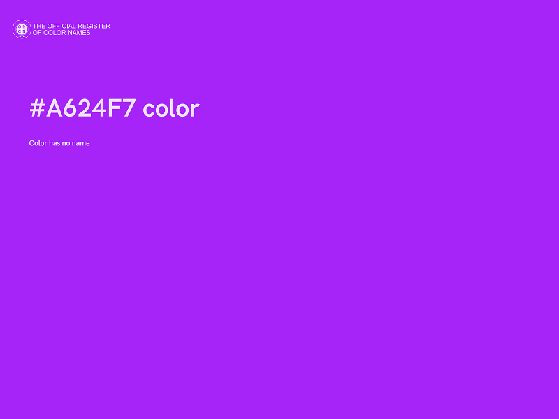 #A624F7 color image