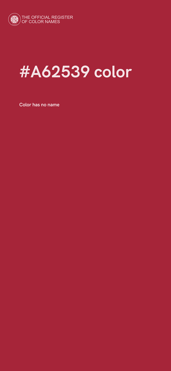 #A62539 color image