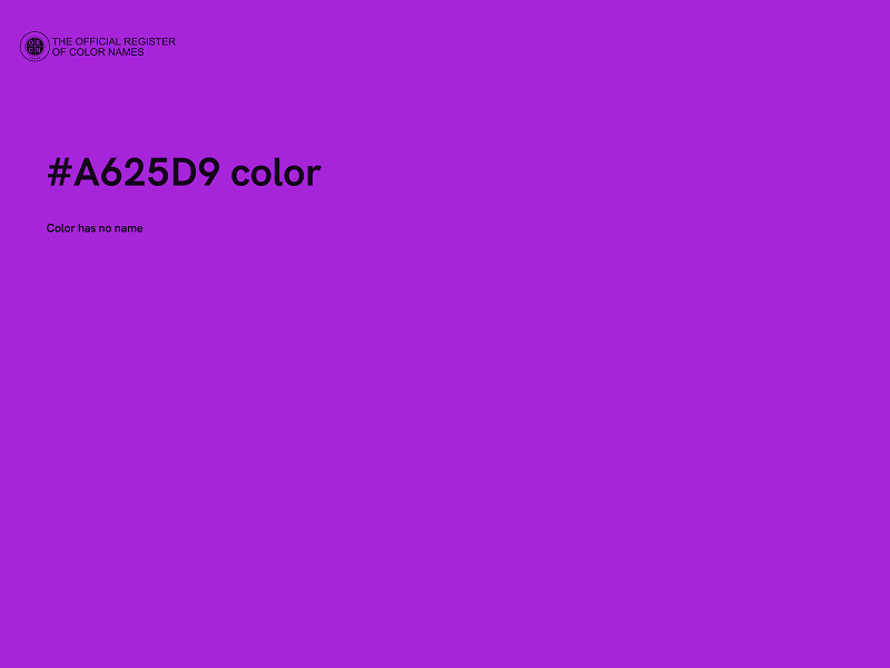 #A625D9 color image