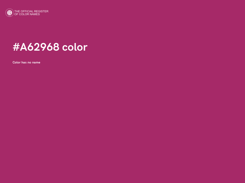 #A62968 color image