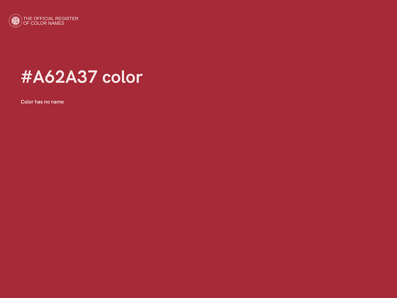#A62A37 color image