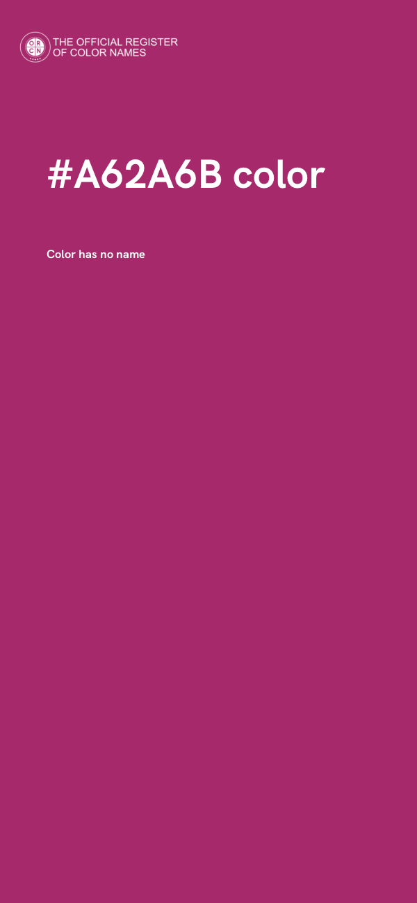 #A62A6B color image