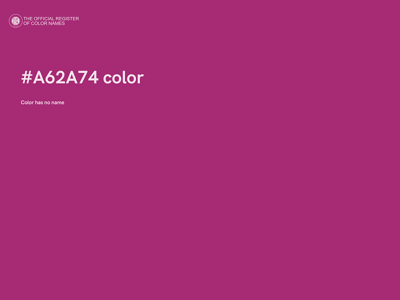 #A62A74 color image