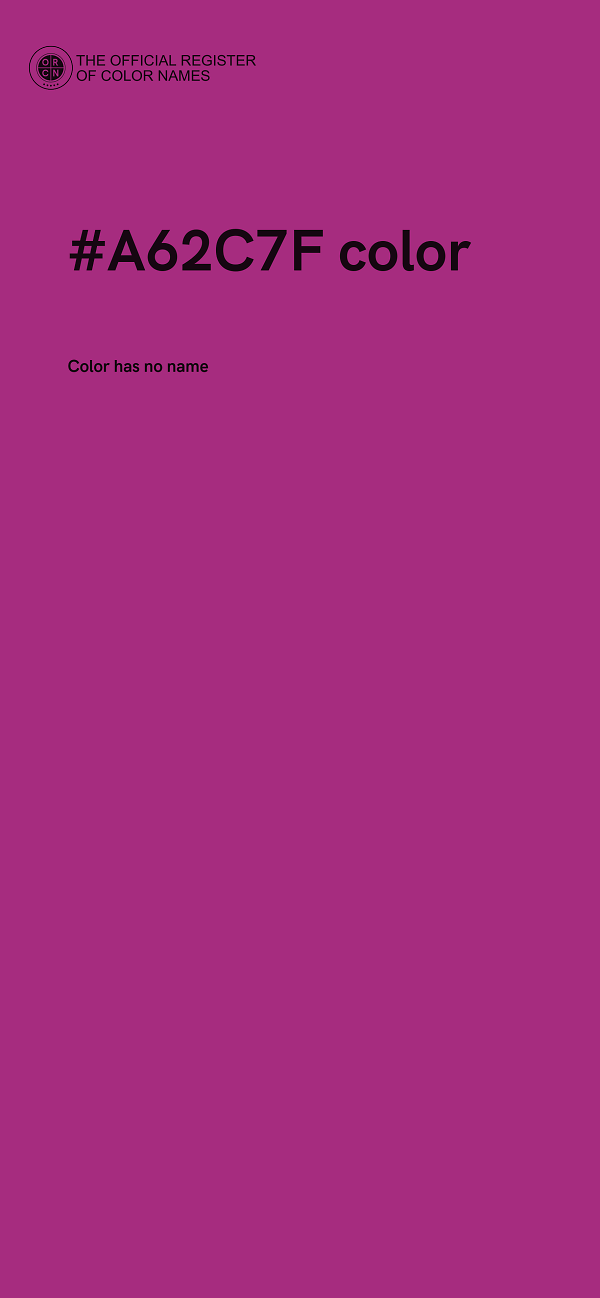 #A62C7F color image