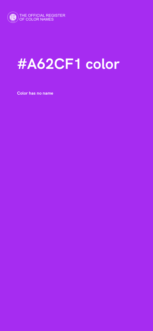 #A62CF1 color image