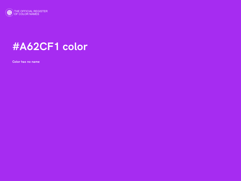#A62CF1 color image