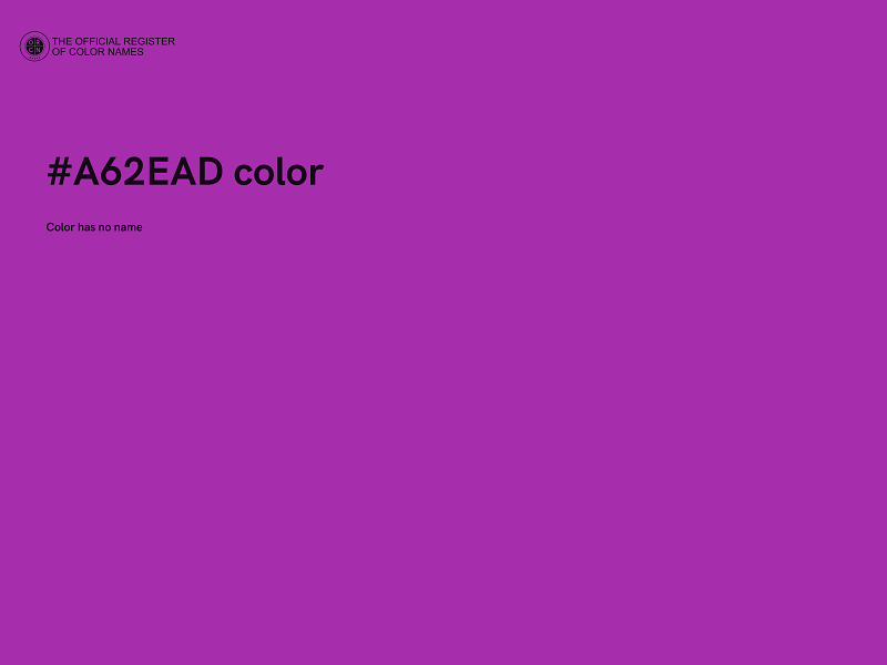 #A62EAD color image