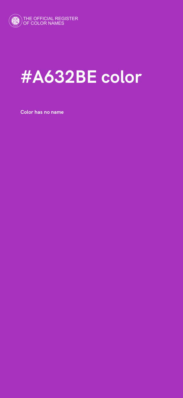 #A632BE color image