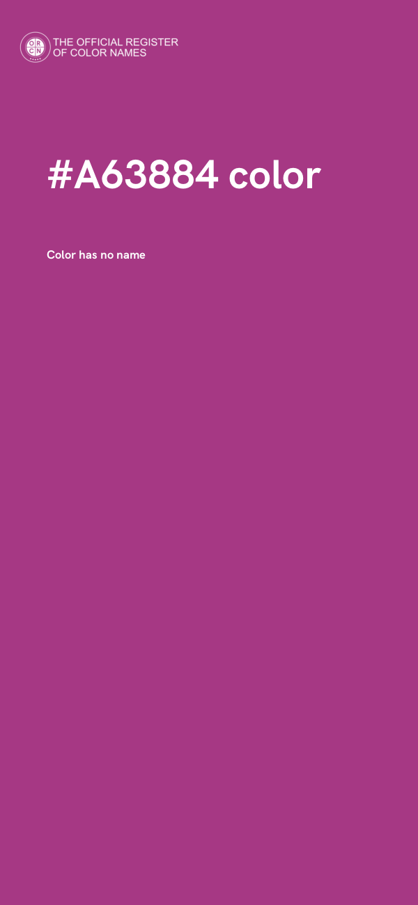 #A63884 color image