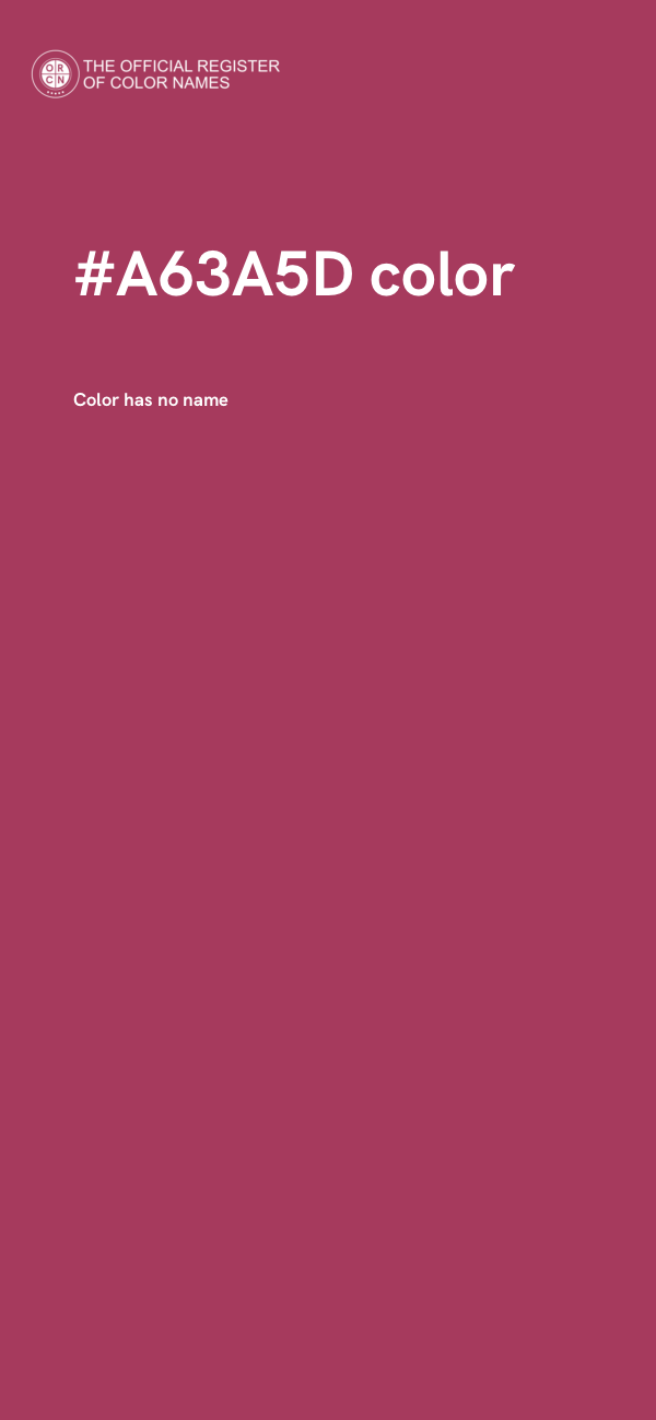 #A63A5D color image