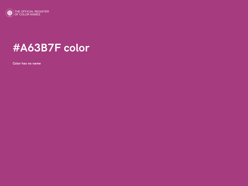 #A63B7F color image