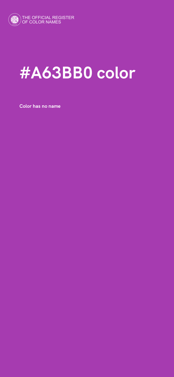 #A63BB0 color image