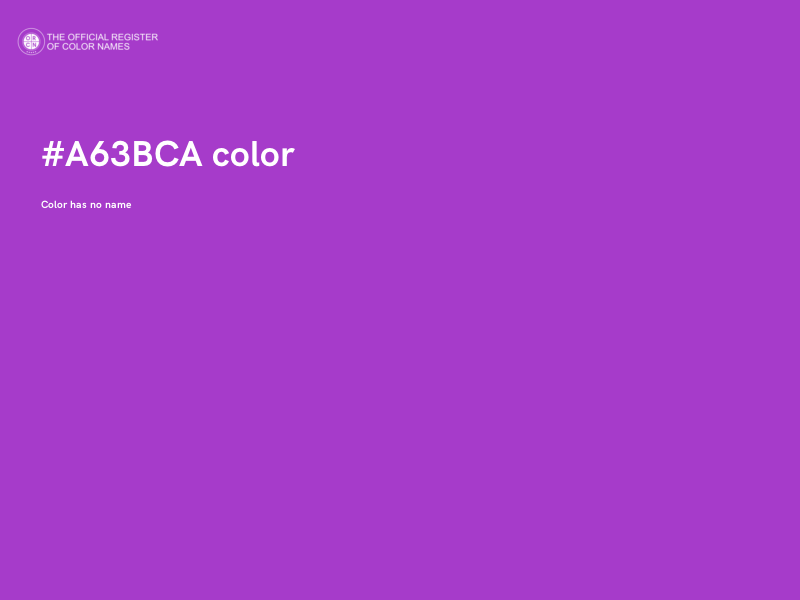 #A63BCA color image