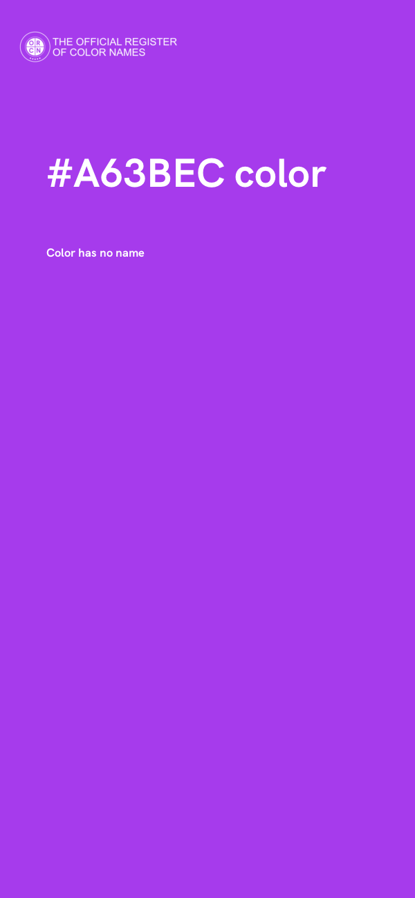 #A63BEC color image