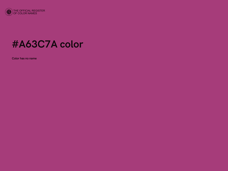 #A63C7A color image