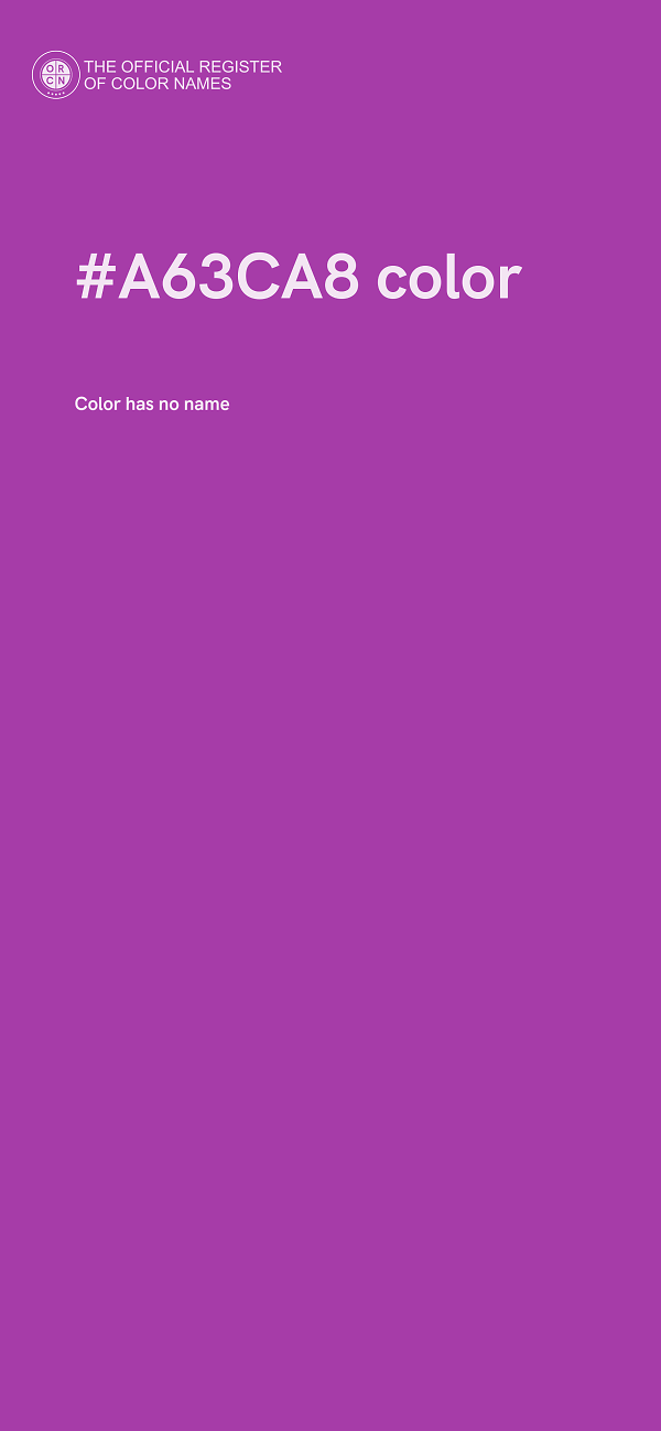 #A63CA8 color image