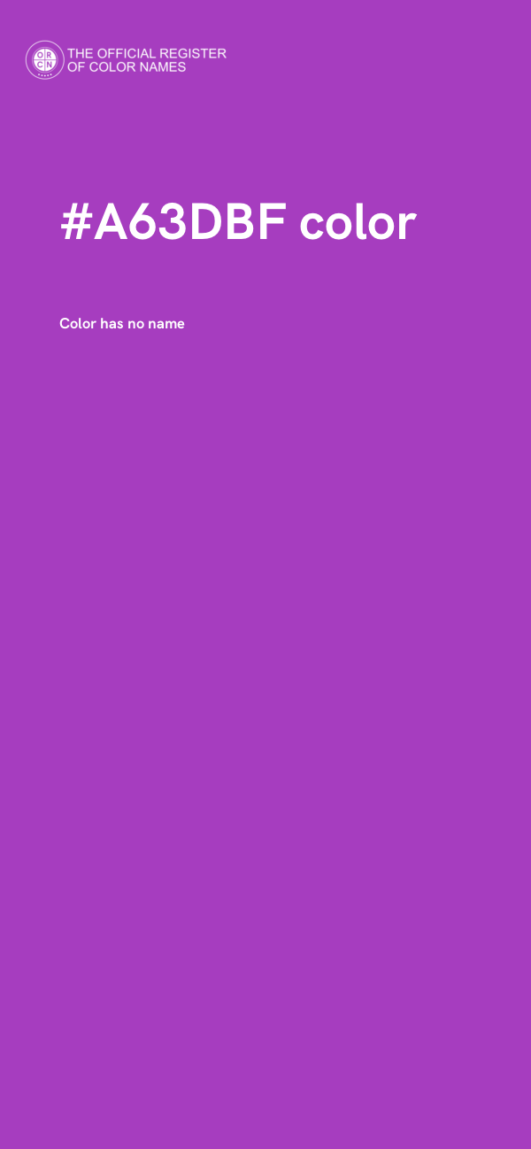#A63DBF color image