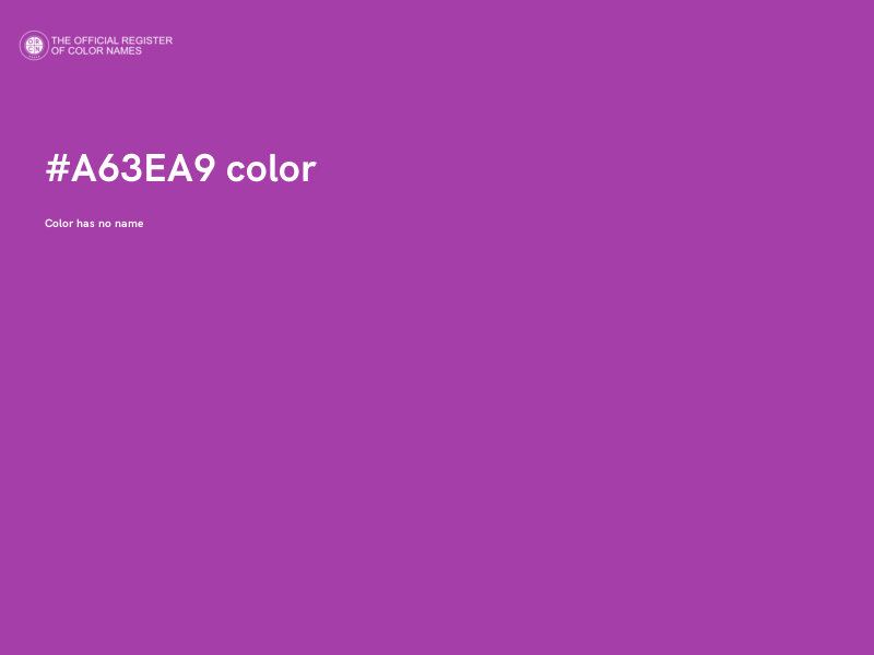 #A63EA9 color image