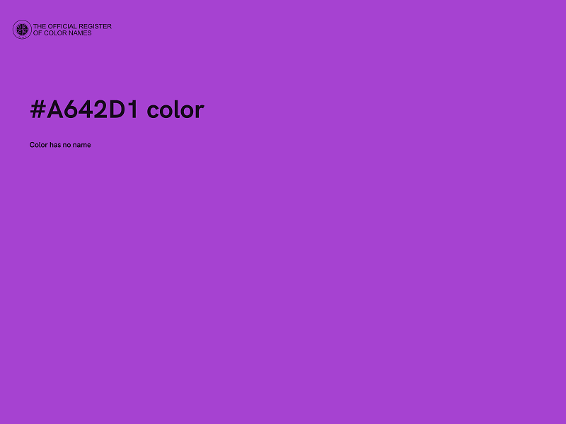 #A642D1 color image