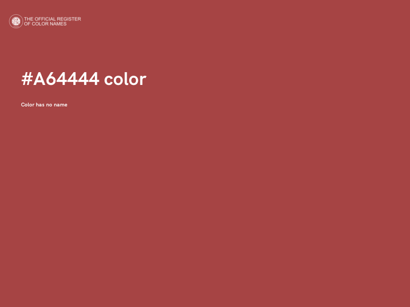 #A64444 color image