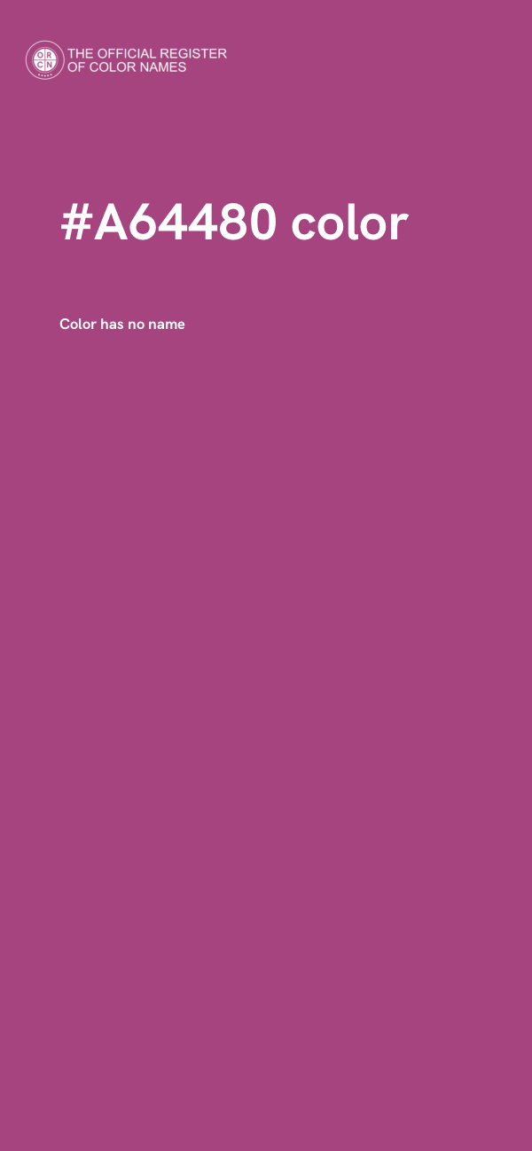 #A64480 color image