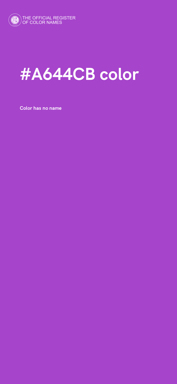 #A644CB color image
