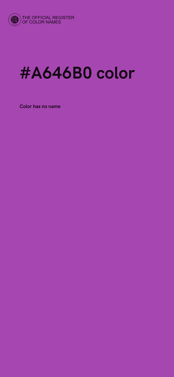 #A646B0 color image