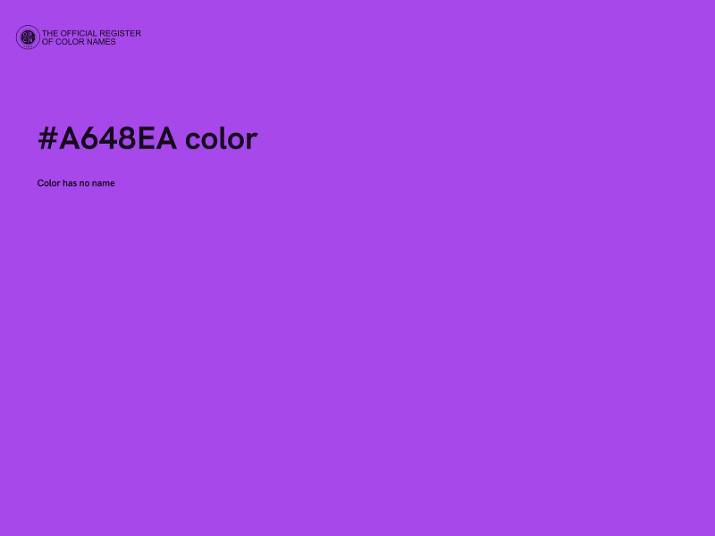 #A648EA color image