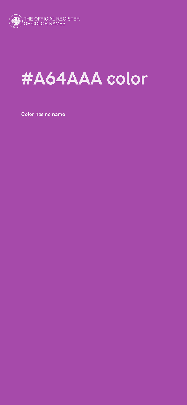 #A64AAA color image