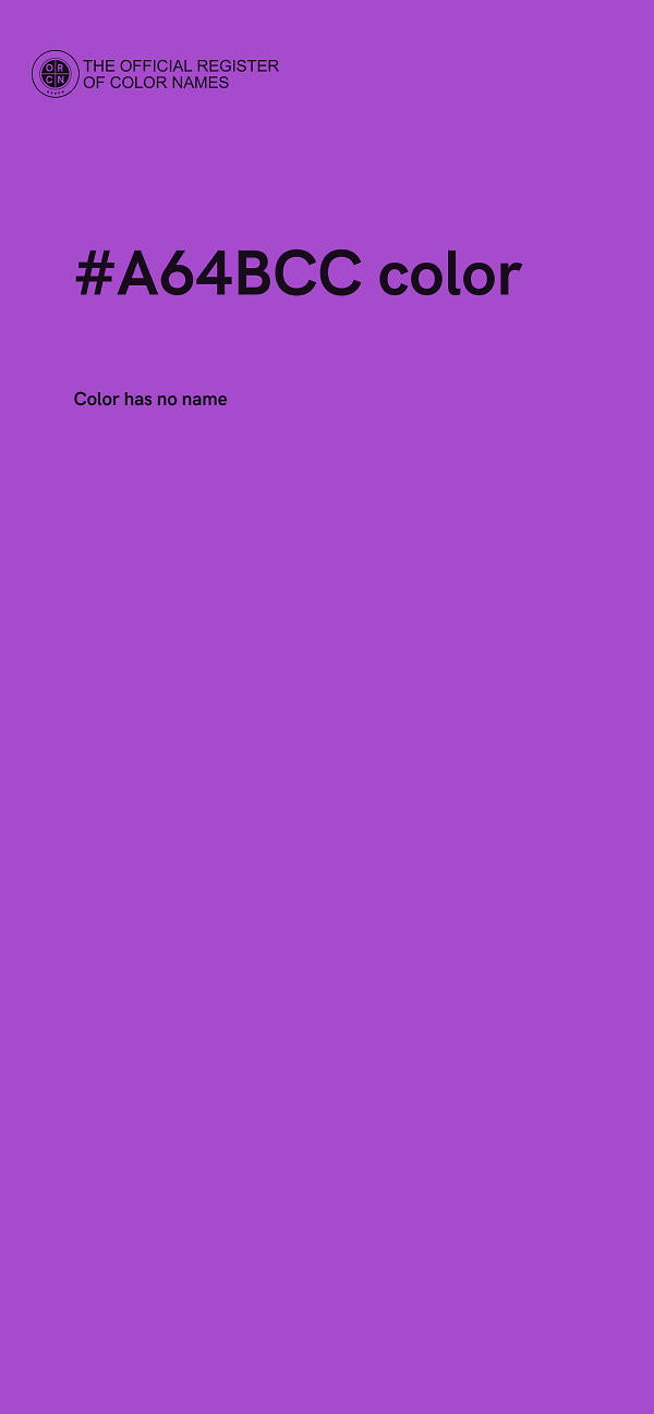 #A64BCC color image
