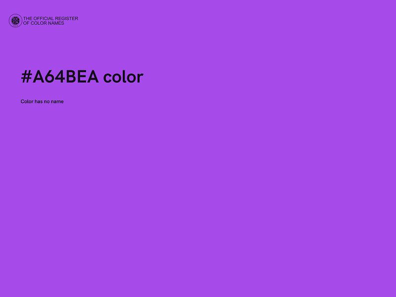 #A64BEA color image