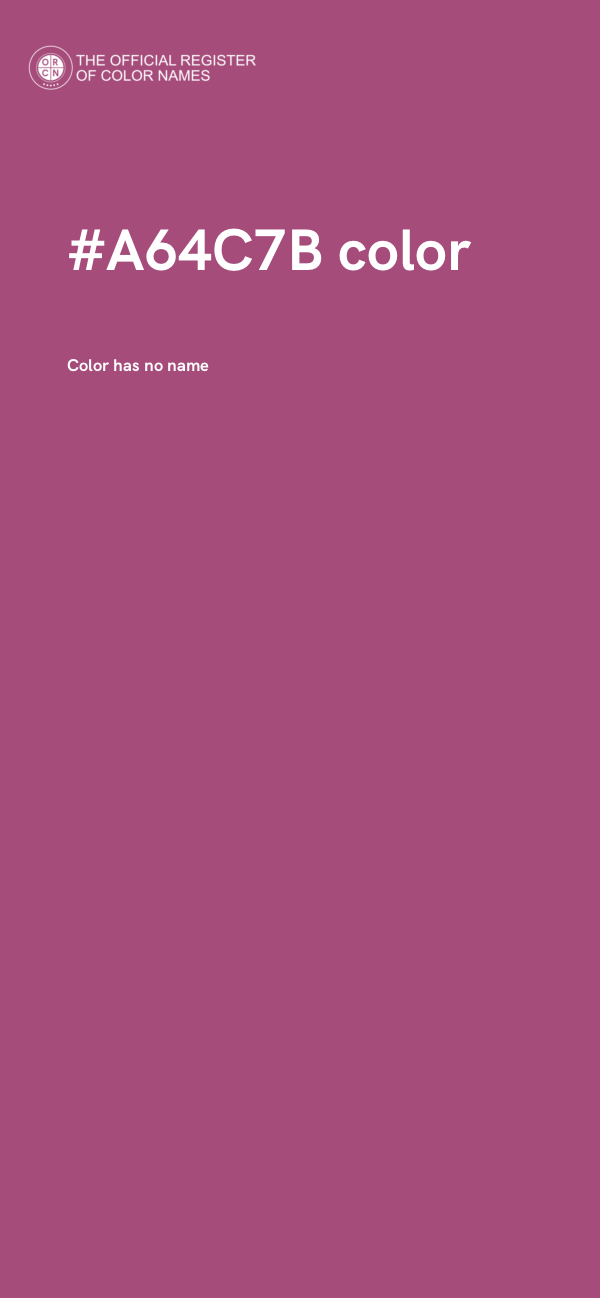 #A64C7B color image