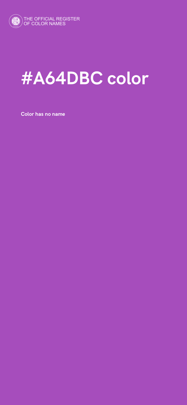 #A64DBC color image