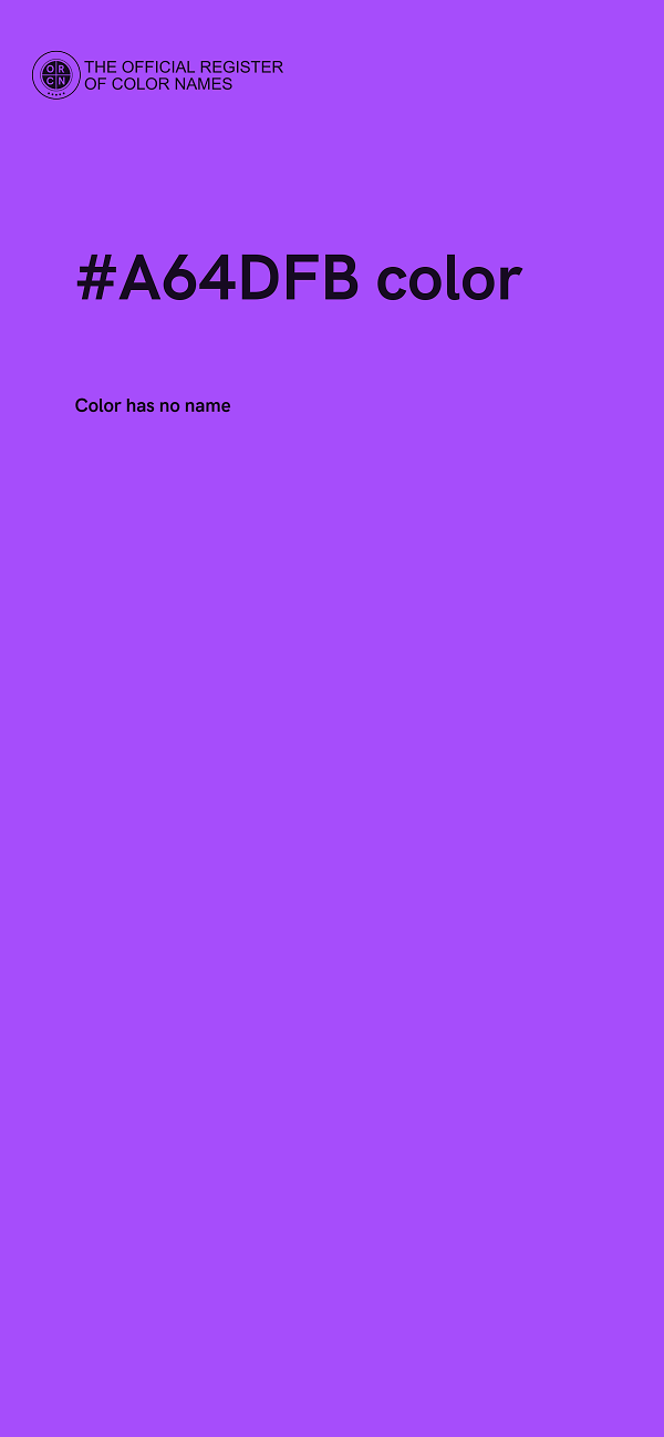 #A64DFB color image