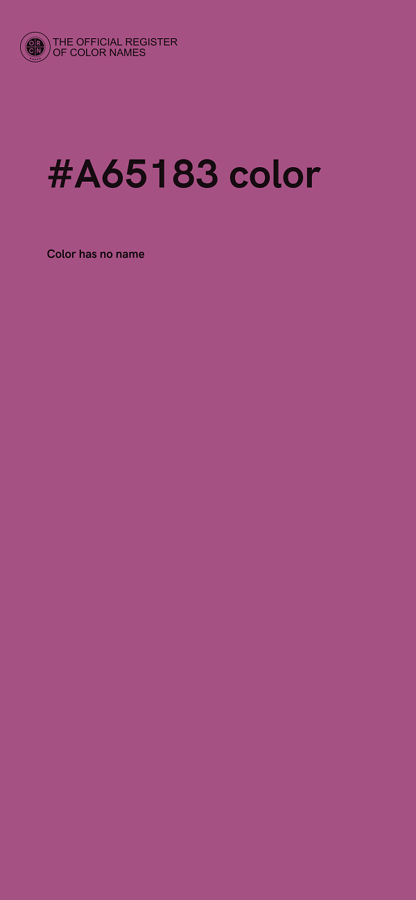 #A65183 color image