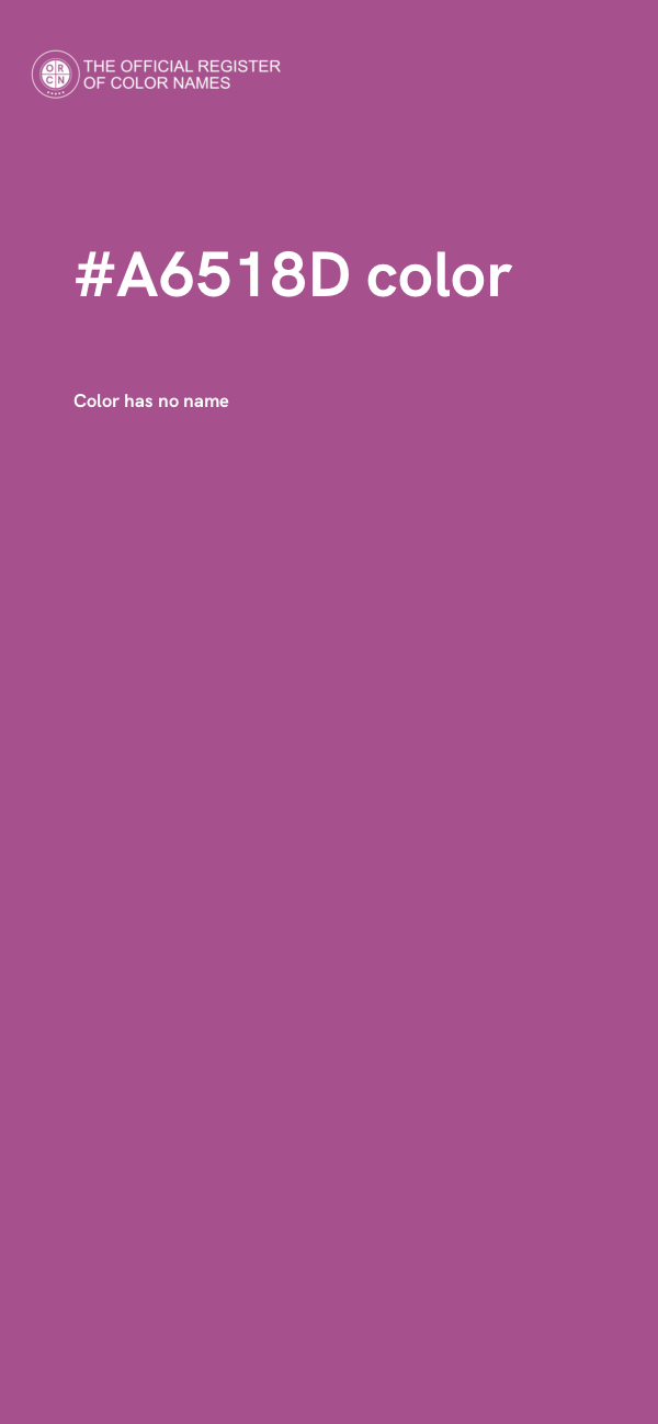 #A6518D color image