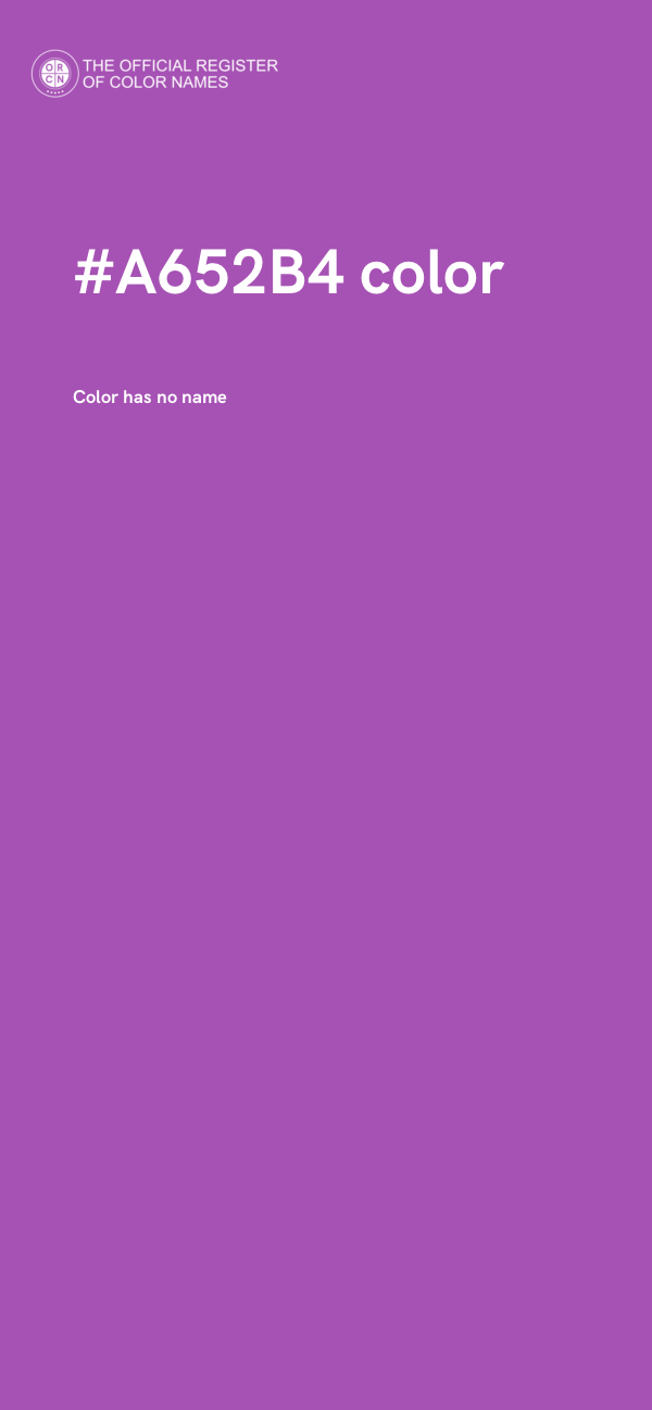 #A652B4 color image