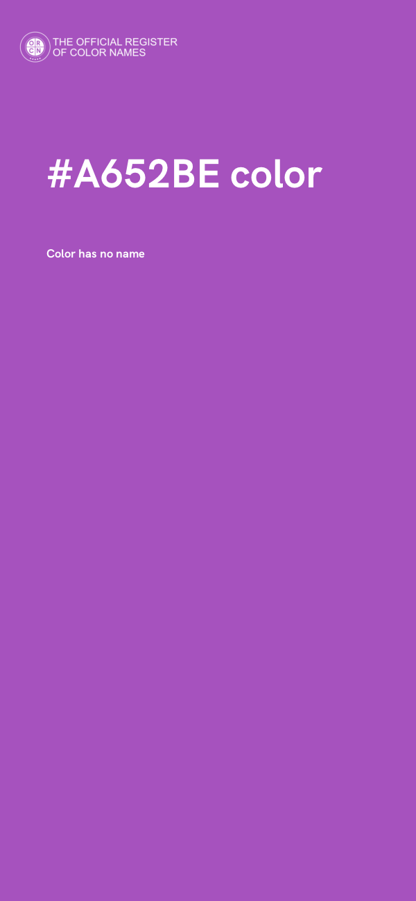 #A652BE color image