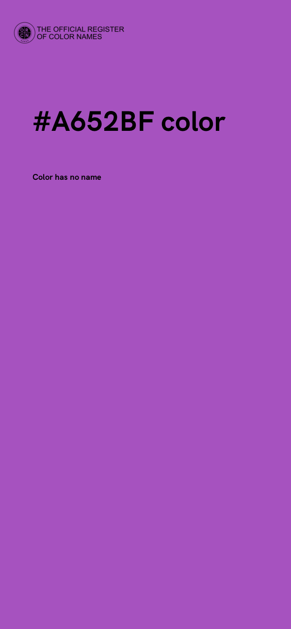 #A652BF color image