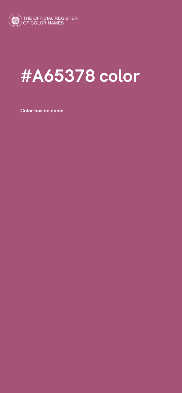 #A65378 color image